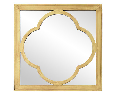 Espelho de Parede Tile - Dourado