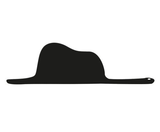 Adorno Não É Um Chapéu, Preto | WestwingNow