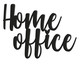 Adorno de Parede Lettering Home Office, Preto | WestwingNow