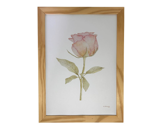 Quadro Rosa I, Colorido | WestwingNow