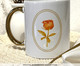 Caneca em Porcelana Golden Rosa, Branco | WestwingNow