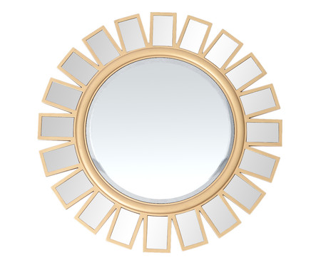 Espelho Pétalas - Dourado
