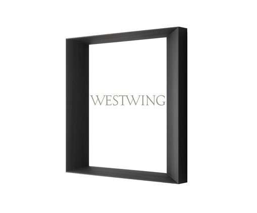 Porta-Retrato Lookout Wall Preto, Preto | WestwingNow