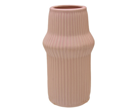 Vaso em Porcelana Cump Rosa