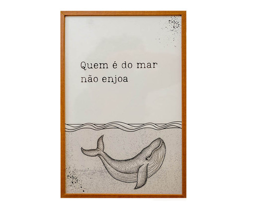 Quadro Mar Preto e Bege, Preto | WestwingNow