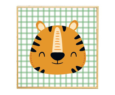 Quadro Tigre Verde