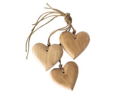 Jogo de Adornos Coração | Westwing