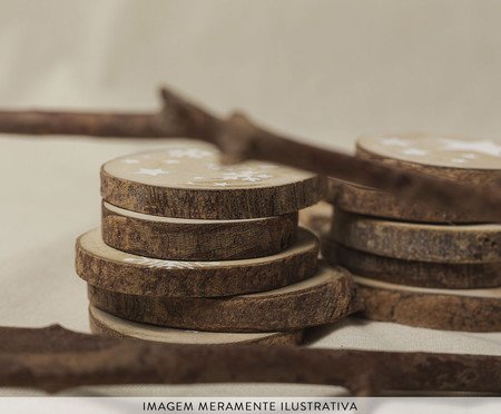 Jogo de Enfeites Natalinos Bolachas Branco | Westwing