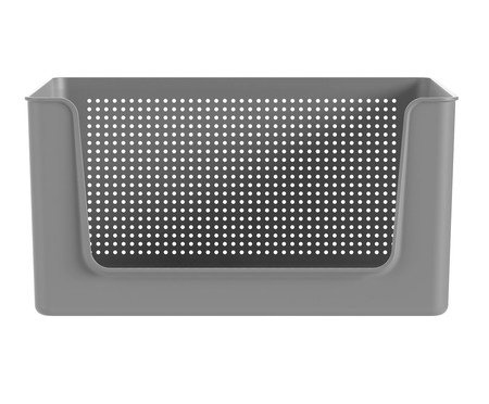 Cesto Flow com Abertura Frontal Chumbo | Westwing