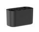 Organizador de Maquiagem Bold Preto, Preto | WestwingNow
