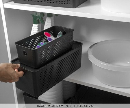 Cesto Flow Preto VIII | Westwing