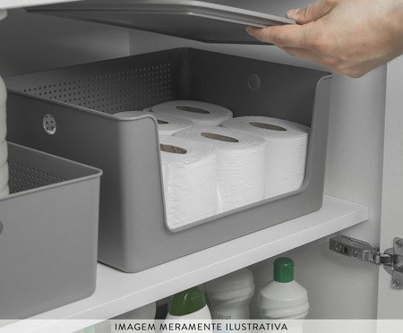 Tampa Cesto Flow Branco IV | Westwing