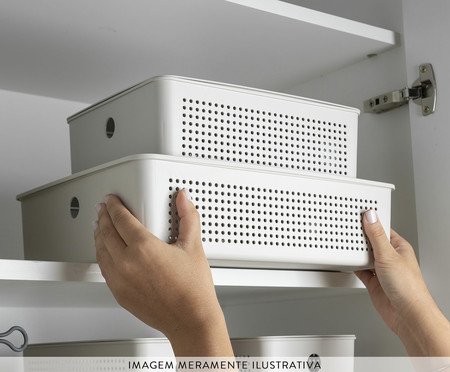 Cesto Flow Branco VI | Westwing