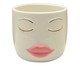 Cachepot em Porcelana Plump Lip, Off White | WestwingNow