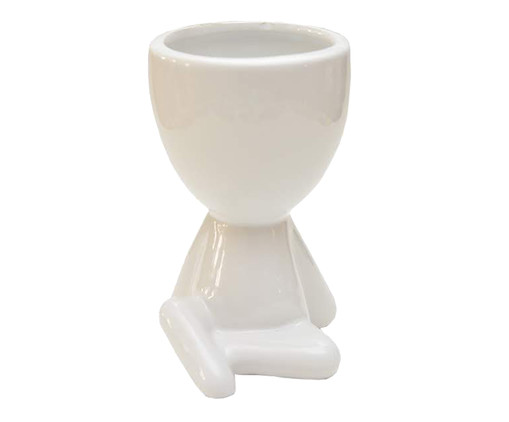 Cachepot em Porcelana Bob Bingol, Branco | WestwingNow