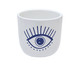 Cachepot em Porcelana Olho Grego Azul, Branco | WestwingNow