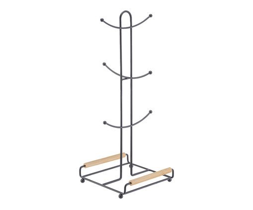 Porta-Xícaras Liga - Preto, Preto | WestwingNow