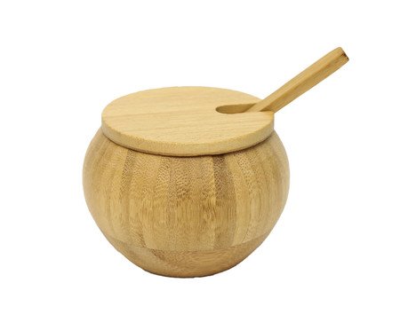 Açucareiro em Bambu com Colher Rustic | Westwing