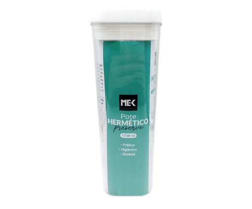 Pote Hermético Preserve Vii - Branco, Transparente | WestwingNow