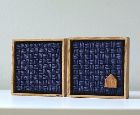 Kit com 2 Quadros Trama | Westwing