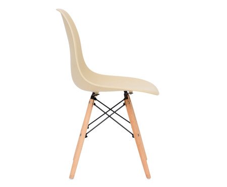 Cadeira Eames Wood - Areia | WestwingNow