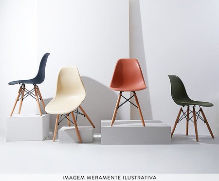 Cadeira Eames Wood - Areia | WestwingNow