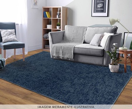 Tapete Tufting Elegant Navy | Westwing