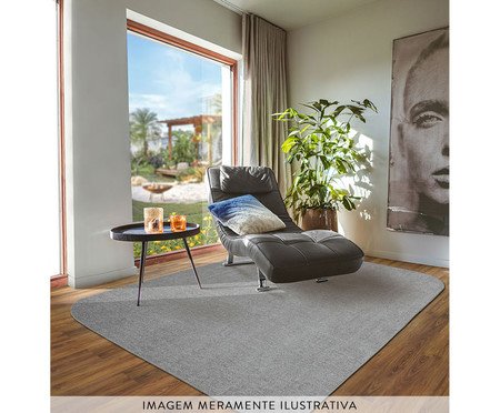 Tapete Tufting Elegant Orgânico Light Gray | Westwing