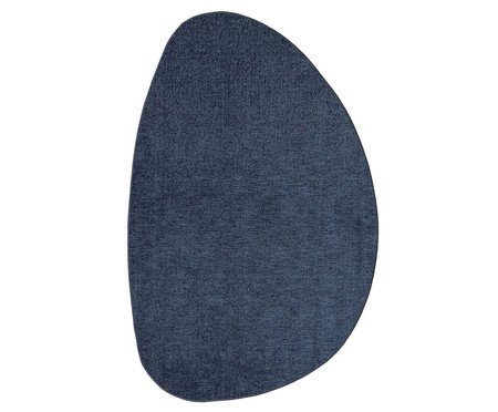 Tapete Tufting Elegant Orgânico Navy