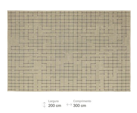 Tapete Cotton Game Cinza | Westwing