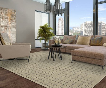 Tapete Cotton Game Cinza | Westwing