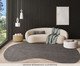 Tapete Tufting Elegant Orgânico Dark Gray I, Colorido | WestwingNow
