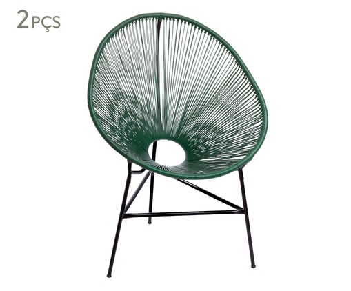 Jogo de Cadeiras Acapulco - Verde Musgo - 02 Peças, verde | WestwingNow