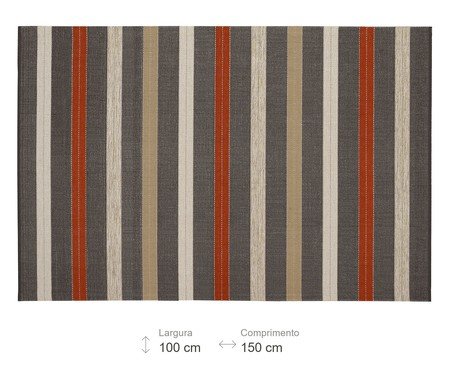 Tapete New Boucle Listra Cinza | Westwing