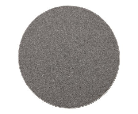Tapete Redondo Tufting Lumiere N Cinza Mescla -290