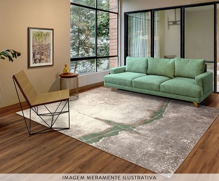 Tapete Perfeita Imperfeição Cinza e Verde | Westwing