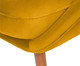 Jogo Belle em Veludo - Açafrão e Natural, amarelo,Natural | WestwingNow