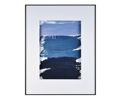 Quadro Navy Blue Watercolor Conscientious - 58X74cm, Azul | WestwingNow