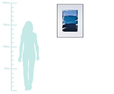 Quadro Navy Blue Watercolor Conscientious | Westwing