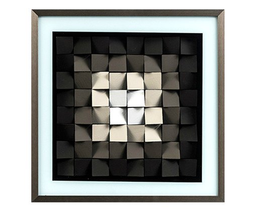 Quadro Colors Nara Cinza, preto | WestwingNow