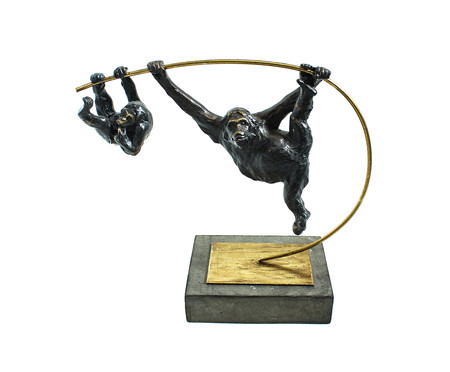 Escultura em Resina Monkey