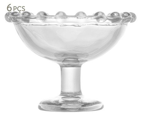 Jogo de Taças para Licor em Cristal Pearl - Transparente | Westwing