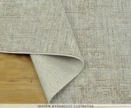 Tapete Turco Arezoo Debrum Class Cinza e Bege | Westwing