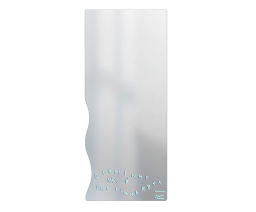 Espelho de Parede Caminho - 17,5X39,5cm, prata | WestwingNow