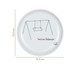 Prato Decorativo em Porcelana Balança - 15,5cm, branco | WestwingNow