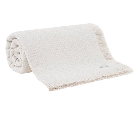 Colcha In Design Franja Bege | Westwing