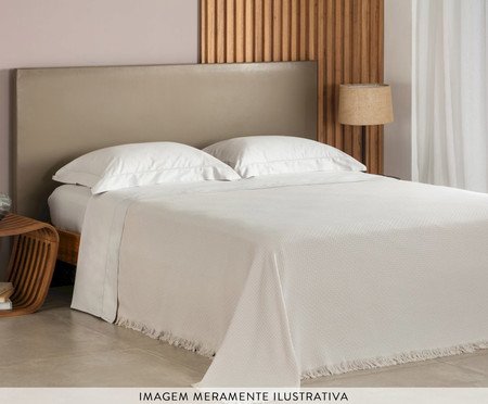 Colcha In Design Franja Bege | Westwing