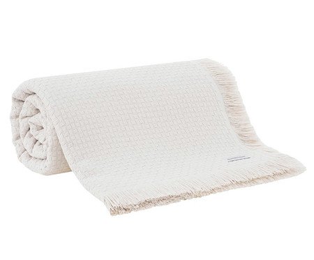 Colcha In Design Franja Bege | Westwing
