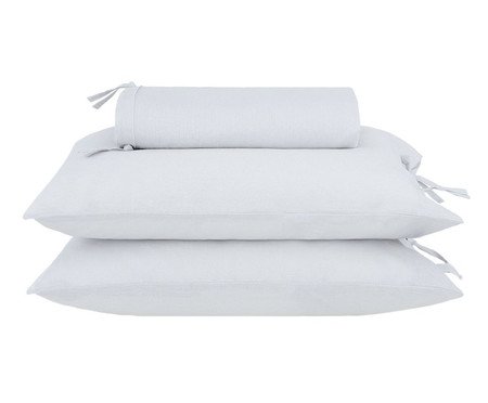Jogo de Duvet Linó Prata