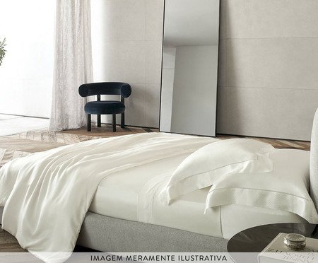 Colcha Luxus Seda Natural Branco | Westwing